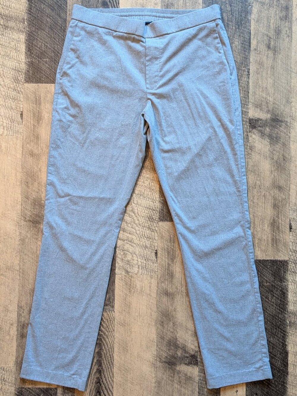 J. Crew Drawstring Pants Brushed Cotton Blend Gray Medium